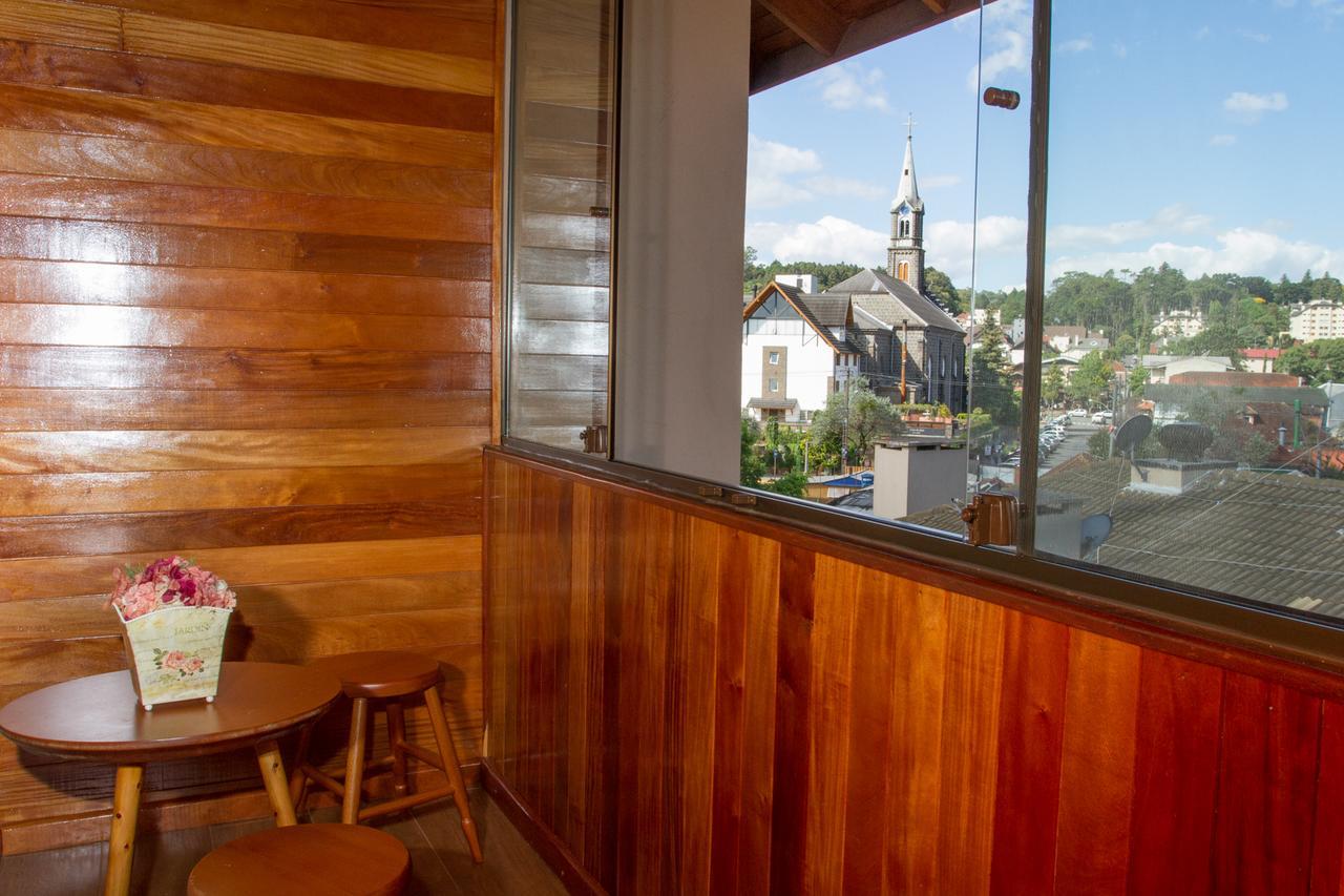 Otima Localizacao E Vista Da Cidade Gramado Esterno foto